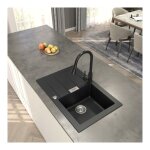 Granitan - vier de cuisine franke sirius sid + robinet snake + siphon