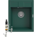 Granitan - vier de cuisine en granit  un bac bottle green best
