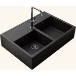 Kmbad - vier timbre d'office granit noir kiwi - 2 bacs