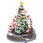 Village de nol lumineux, musical et anim train et sapin joyeux nol - feeric christmas