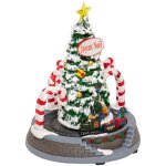 Village de nol lumineux, musical et anim train et sapin joyeux nol - feeric christmas