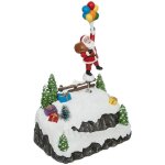 Village de no�l p�re - no�l et ses ballons anim� et lumineux