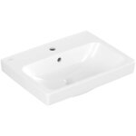 Villeroy & boch architectura - lavabo 55x42 cm, avec trop - plein, trou pour robinetterie, blanc alpin ...