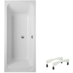 Villeroy&boch - baignoire droite 170 x 70 villeroy et boch architectura acrylique avec pieds
