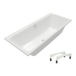 Villeroy&boch - baignoire droite 180 x 80 architectura avec pieds Villeroy&boch - baignoire droite 180 x 80 architectura avec pieds