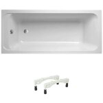 Villeroy&boch - baignoire droite 190 x 90 villeroy et boch architectura acrylique avec pieds Villeroy&boch - baignoire droite 190 x 90 villeroy et boch architectura acrylique avec pieds