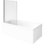 Villeroy&boch - baignoire droite architectura acrylique 150 x 70 cm + pare bain gauche aurys raywall ...