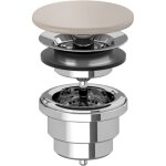 Villeroy&boch - bonde lavabo  coulement libre amande