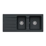 Villeroy&boch - evier 1 bac et demi villeroy et boch architectura 80 noir Villeroy&boch - evier 1 bac et demi villeroy et boch architectura 80 noir