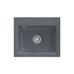 Villeroy&boch - evier villeroy et boch subway 60 s 60 x 51cm sans egouttoir graphite ceramicplus Villeroy&boch - evier villeroy et boch subway 60 s 60 x 51cm sans egouttoir graphite ceramicplus