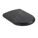 Villeroy&boch - hommage - abattant de wc, softclosing, quickrelease, pure black 8809s1r7
