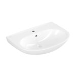 Villeroy&boch - o. novo - lavabo 60x46 cm, avec trop - plein, trou de robinetterie, ceramicplus, blanc ...