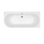 Villeroy&boch - oberon 2. 1 - baignoire 180x80 cm, à droite, blanc alpin ubq180obn9cr00vd01 Villeroy&boch - oberon 2. 1 - baignoire 180x80 cm, à droite, blanc alpin ubq180obn9cr00vd01