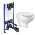 Villeroy&boch - pack wc bâti - support sol mur + wc sans bride grohe bau ceramic + abattant softclose ... Villeroy&boch - pack wc bâti - support sol mur + wc sans bride grohe bau ceramic + abattant softclose ...