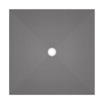 Wedi - receveur carr fundo primo coulement centr 1500x1500x40mm