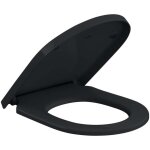 Villeroy&boch - subway 3. 0 - abattant de wc, softclosing, quickrelease, pure black 8m42s1r7