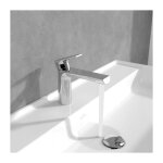 Villeroy&boch - villeroy und boch liberty monolevier mitigeur lavabo tvw10700300061 rallong, avec tirettes ...