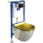 Villeroy&boch viconnect h112 wc - bâti - support avec plaque de commande noir + lavita wc sofi slim golden ... Villeroy&boch viconnect h112 wc - bâti - support avec plaque de commande noir + lavita wc sofi slim golden ...