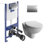 Villeroy&boch - viconnect pro s pack wc b�ti + wc suspendu vitra + abattant softclose + plaque (viconnormus ...