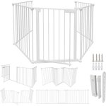 Vingo - swanew barriere de securite avec 5 pans protection chemine pare - feu de chemine 310x75cm barrire ...