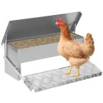 Vingo - swanew mangeoire automatique 5kg avec marches en aluminium, anti - nuisibles, preuve de l'eau, ...