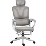 Vinsetto - fauteuil de bureau ergonomique inclinable rglable - repose - pied rtractable, support lombaires, ...