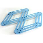 Vintage dessous plat extensible bleu - roger orfevre