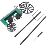 [jamais utilis]vintage tractor wind spinner, metal outdoor decoration garden play wind moulin pour la ...
