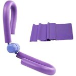 (violet)musculation jambes, appareil musculation fessier avec bande elastique, sport maison materiel ...