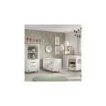 Vipack - ensemble lit bb 60x120 + table  langer + penderie blanc - kitry