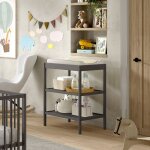 Vipack - table à langer 79, 4x49, 8x95 cm en hêtre anthracite - kalsta Vipack - table à langer 79, 4x49, 8x95 cm en hêtre anthracite - kalsta