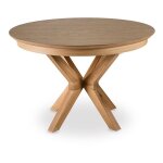 Lisa design - virtuoso - table à manger ronde extensible - effet bois - 4 à 8 personnes Lisa design - virtuoso - table à manger ronde extensible - effet bois - 4 à 8 personnes