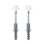 Vis fixation wc, fixation wc sur pied toilet, kit fixation wc au sol, chevilles en acier inoxydable pour ... Vis fixation wc, fixation wc sur pied toilet, kit fixation wc au sol, chevilles en acier inoxydable pour ...