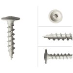 Vis de supports pour poteau galvanises 10 x 50 mm - 50 pices