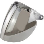 Visière de casque à visage ouvert pour casque de moto, lentille à bulles, pare - vent à bulles à 3 boutons ... Visière de casque à visage ouvert pour casque de moto, lentille à bulles, pare - vent à bulles à 3 boutons ...