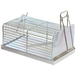 Visiodirect - pige pour rats, cage de pige  rats en zinc coloris gris - 20 x 12 x 9 cm