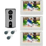 Visiophone 3 �crans pour maison � �tage avec lecteur rfid