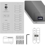 Visiophone collectif pour 16 appartements / bureaux - compatible vigik - philips welcomehive 2 Visiophone collectif pour 16 appartements / bureaux - compatible vigik - philips welcomehive 2