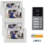 Visiophone collectif de copropi�t� 4 logements, 4 appartements