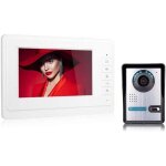 Visiophone connect kit interphone vido filaire avec cran couleur 7 , portier vido pour une famille, ...