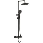 Vitra - colonne de douche aquaheat bliss 240 noir mat
