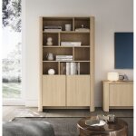 Vitrine bari ch�ne - 103x160x39 cm