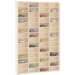 Vitrine de collection en bois avec 56 compartiments vidaxl Vitrine de collection en bois avec 56 compartiments vidaxl