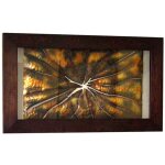 Vitrine d'exposition pour salon de style colonial 120x70