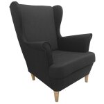Viva - fauteuil bergère ennja noir Viva - fauteuil bergère ennja noir