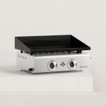 Plancha gaz gaspacho 2 feux �maill�e