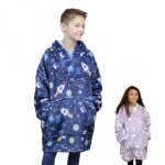 Sweat � capuche, plaid, couverture, pull - sherpa et flanelle - enfant - espace vivezen