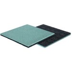 Vivol - dalle en caoutchouc 50 x 50 cm - epaisseur 30 mm - résistant aux uv - turquoise Vivol - dalle en caoutchouc 50 x 50 cm - epaisseur 30 mm - résistant aux uv - turquoise