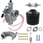 Vm22 carburateur d'admission de carburateur 26 mm filtre � air 38 mm pour xr50 crf70 klx bbr rfz braaap ...
