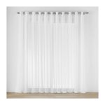 Douceur d'intérieur - voilage baie vitrée a oeillets 400 x 240 cm voile tissé carlin naturel Douceur d'intérieur - voilage baie vitrée a oeillets 400 x 240 cm voile tissé carlin naturel